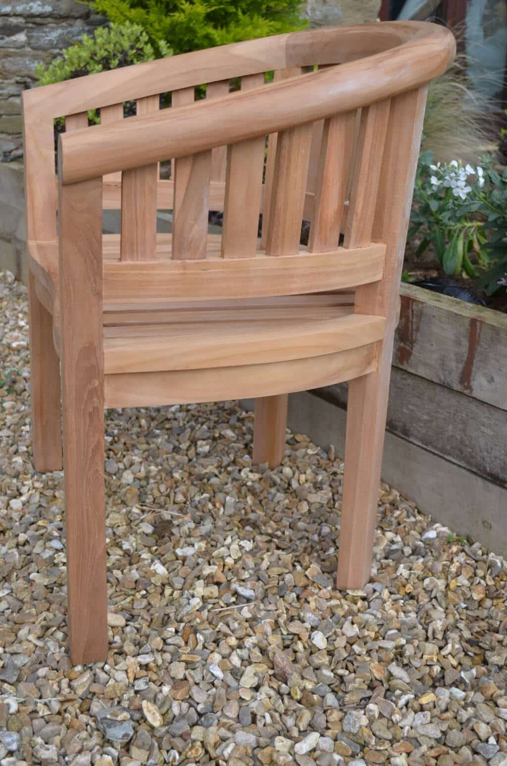 Bath - Teak Banana Chair