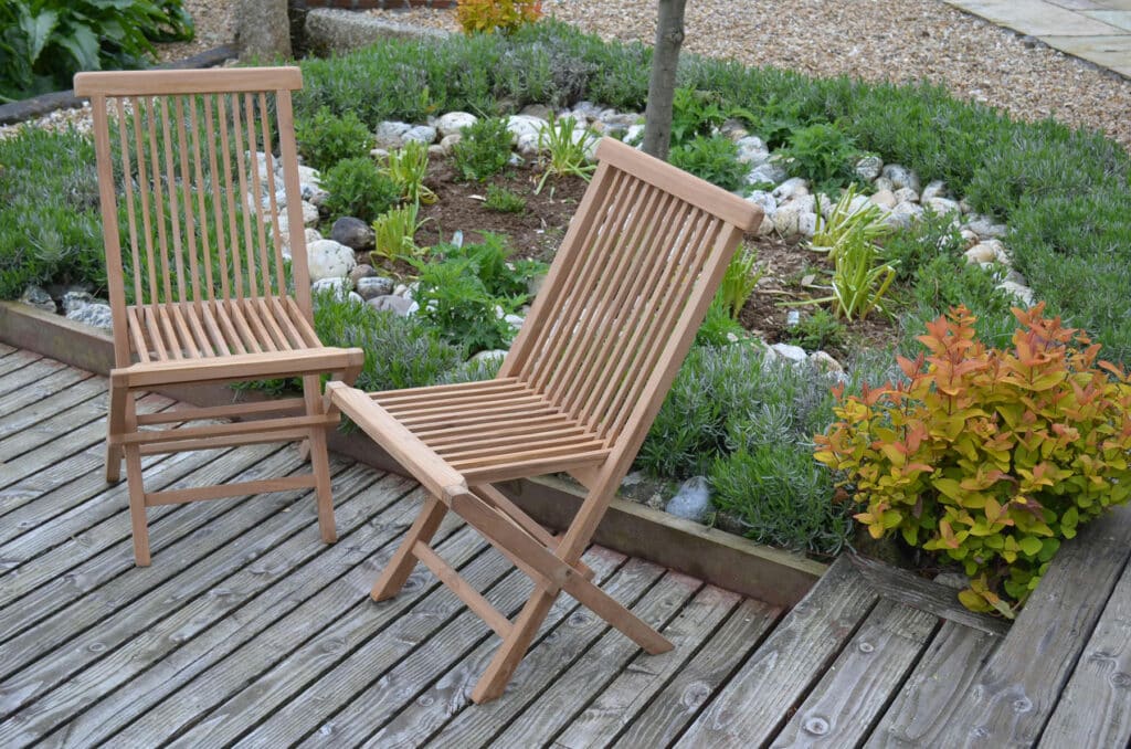 Oxford - Teak Folding Garden Chair - Pack of 2