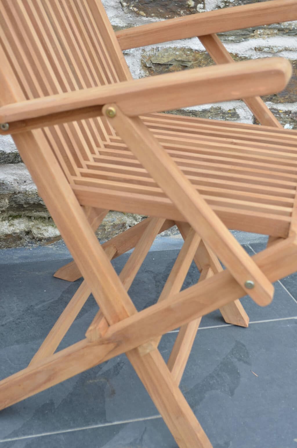 Oxford - Teak Folding Garden Armchair - Pack of 2